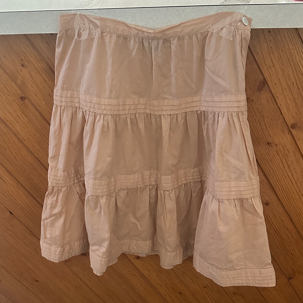 Marc Jacobs Blush A-Line Tiered Skirt